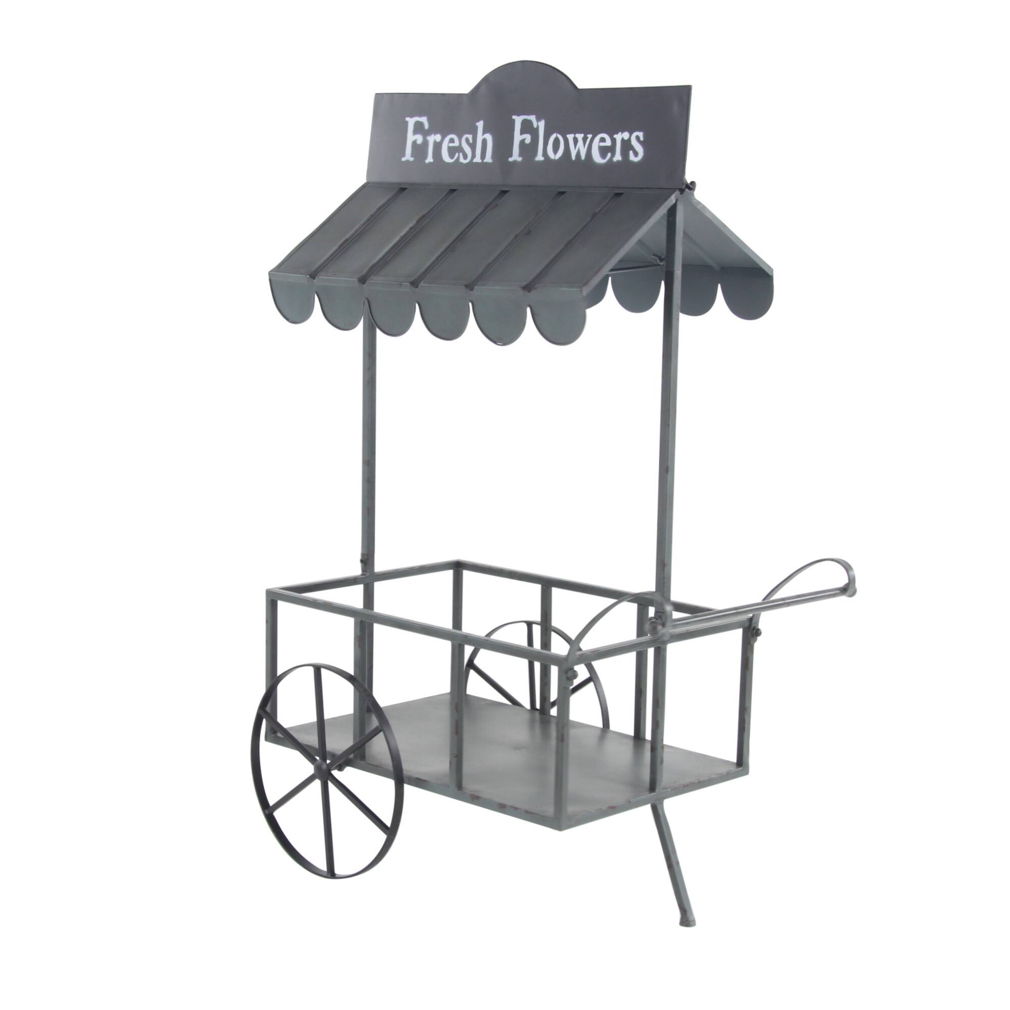 Black Metal Farmhouse Plantstand, 32" x 44"